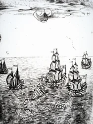Schiffswrack, 1694